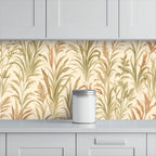 Pampas Grass Botanical Peel and Stick Wallpaper – 60"x50"