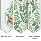 Watercolor Fern Peel and Stick Wallpaper