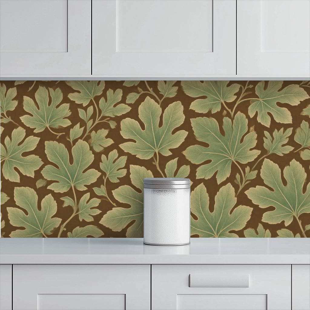 Chestnut Leaf Peel and Stick Wallpaper