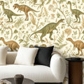 Dinosaur Garden Peel and Stick Wallpaper – Nursery & Kids Room