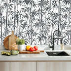 Bamboo Forest Peel and Stick Wallpaper