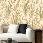 Pampas Grass Botanical Peel and Stick Wallpaper – 60"x50"