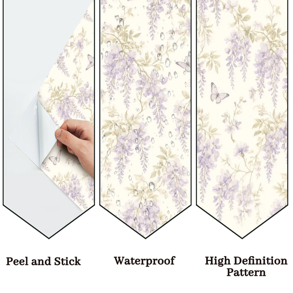 Butterfly Garden Peel and Stick Wallpaper – Whimsical Nursery & Girls Room