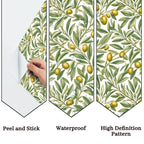 Olive Branch Peel and Stick Wallpaper