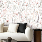 Whisper White Wildflower Peel and Stick Wallpaper