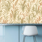 Pampas Grass Botanical Peel and Stick Wallpaper – 60"x50"