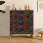Leopard Garden Peel and Stick Wallpaper | Peony, Orchid & Monstera
