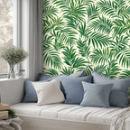 Tropical Palm Leaf Peel and Stick Wallpaper