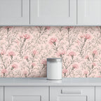 Blush Magnolia Branch Peel and Stick Wallpaper