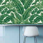 Tropical Banana Leaf Peel and Stick Wallpaper