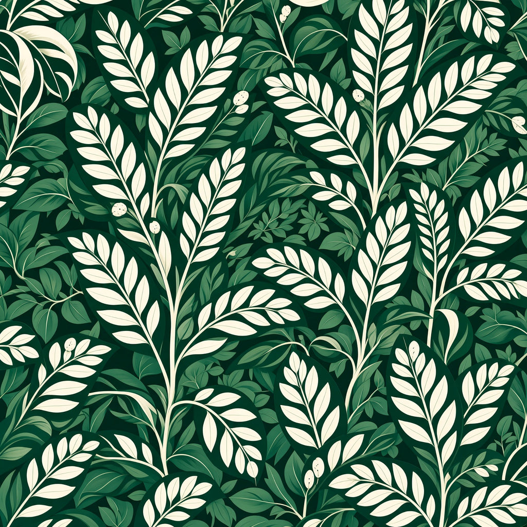 Dark Tropical Jungle Peel and Stick Wallpaper