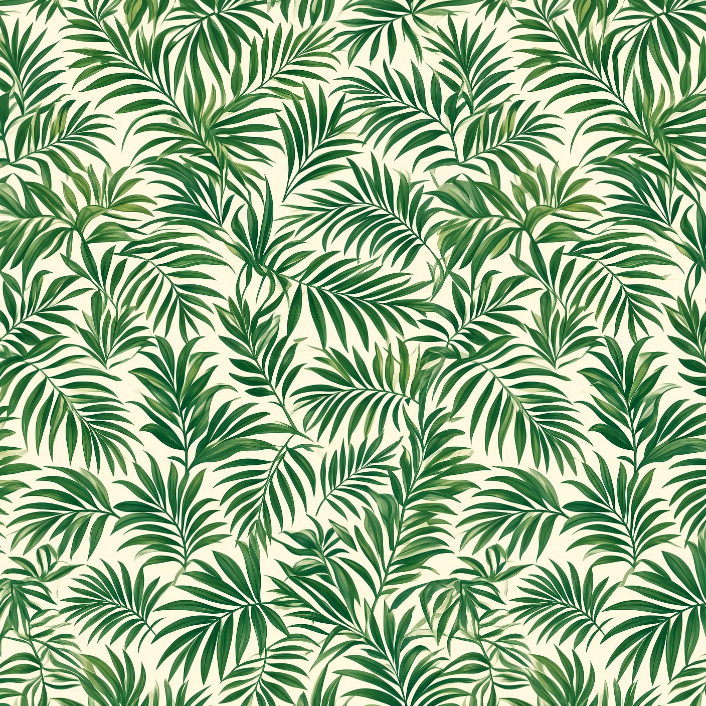 Tropical Palm Leaf Peel and Stick Wallpaper