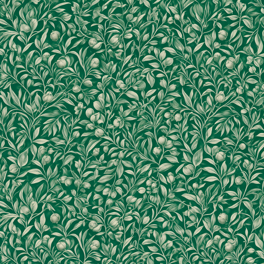 Emerald Floral Botanical Peel and Stick Wallpaper