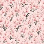Pink Lily Scatter Peel and Stick Wallpaper
