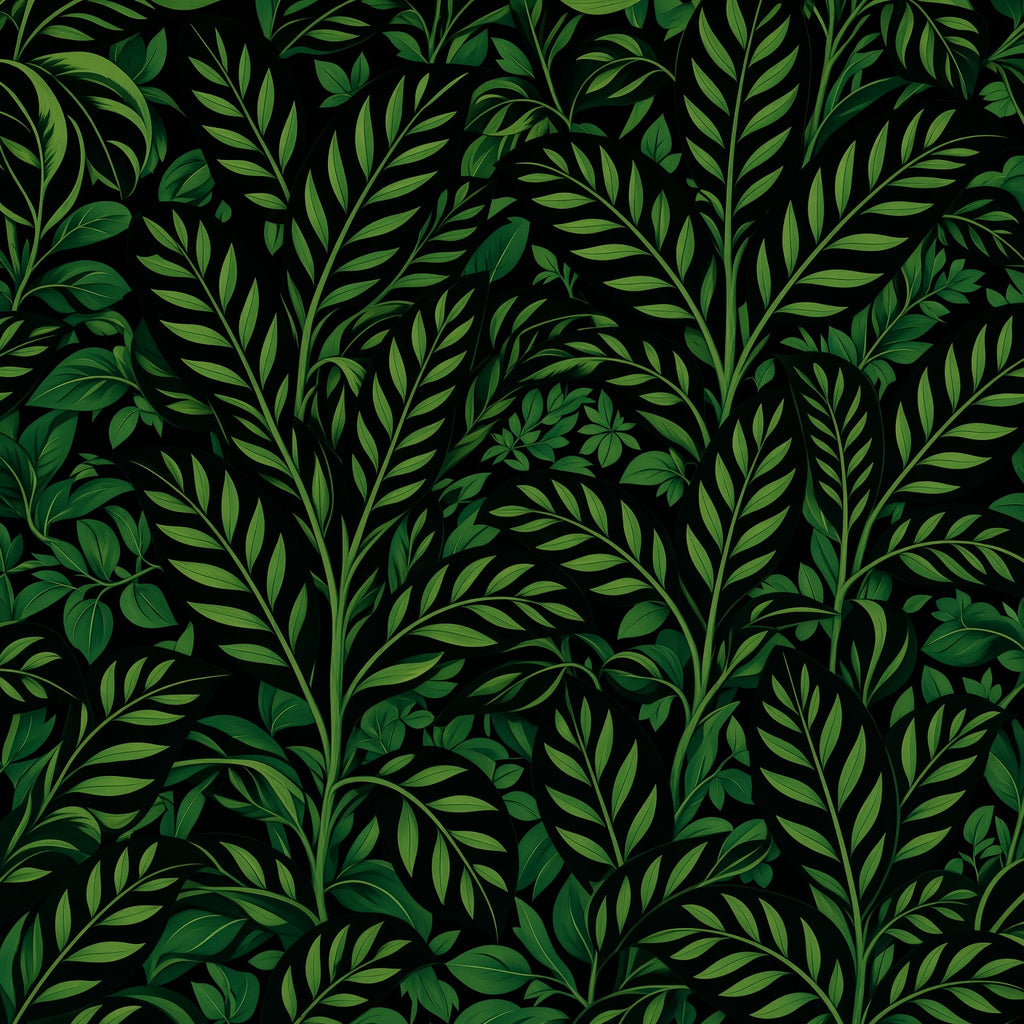 Dark Forest Botanical Peel and Stick Wallpaper