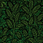 Dark Forest Botanical Peel and Stick Wallpaper