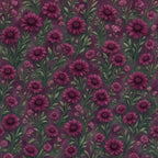 Dark Burgundy Peony Peel and Stick Wallpaper