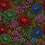 Leopard Garden Peel and Stick Wallpaper | Peony, Orchid & Monstera