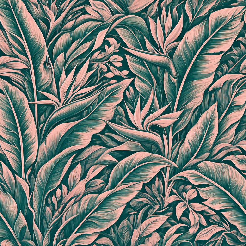 Tropical Banana Leaf Peel and Stick Wallpaper