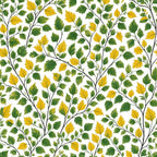 Yellow Green Botanical Peel and Stick Wallpaper