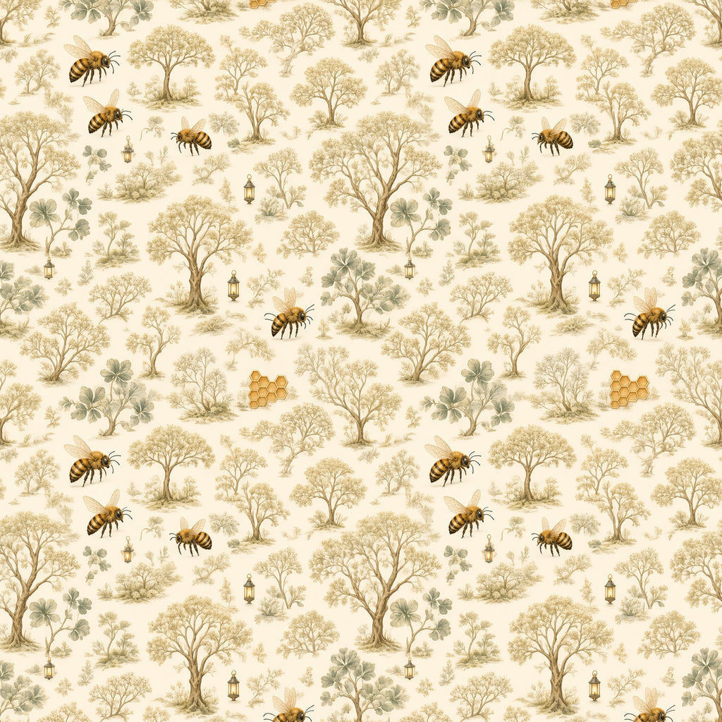 Woodland Tree Nursery Peel and Stick Wallpaper – Nature-Inspired Baby & Kids Room
