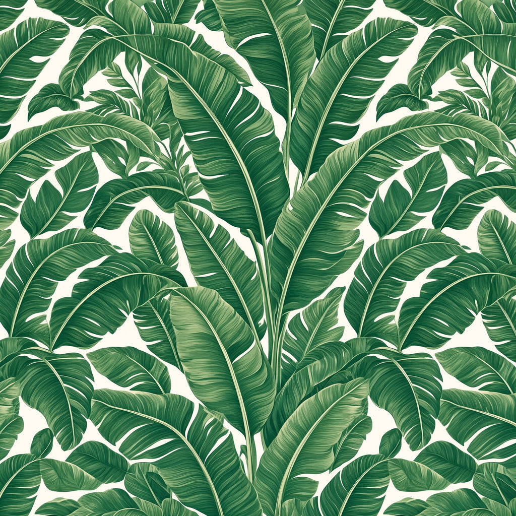 Tropical Banana Leaf Peel and Stick Wallpaper