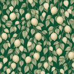 Lemon Botanical Peel and Stick Wallpaper