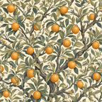 Vintage Orange Tree Botanical Peel and Stick Wallpaper – 60"x50"