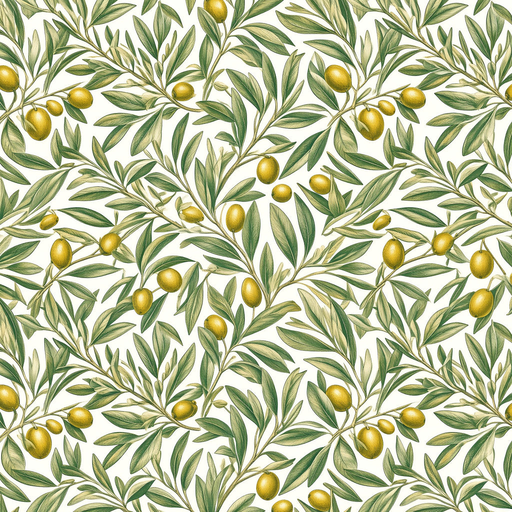 Olive Branch Peel and Stick Wallpaper