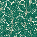Emerald Leaf Peel and Stick Wallpaper