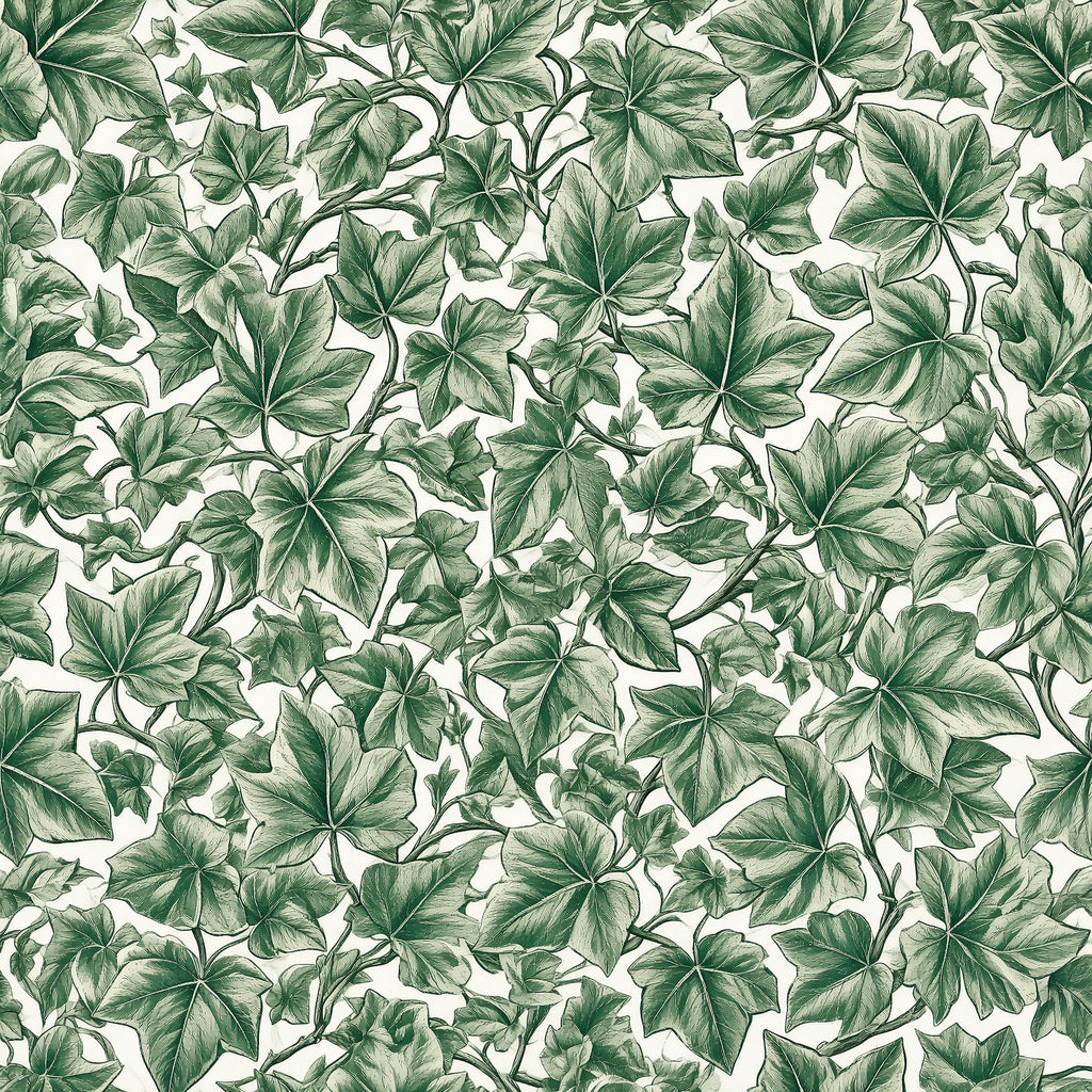 Botanical Leaf Toile Peel and Stick Wallpaper
