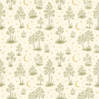 Celestial Desert Peel and Stick Wallpaper – Whimsical Nursery & Boho Kids Room